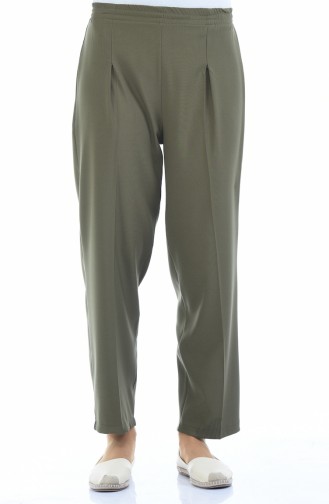 Elastic waist Pants 5272-06 Khaki 5272-06