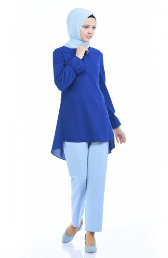 Straight Trousers Pants 1004-35 Baby Blue 1004-35