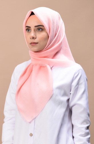 Düz Haiti Eşarp 13085-05 Pembe