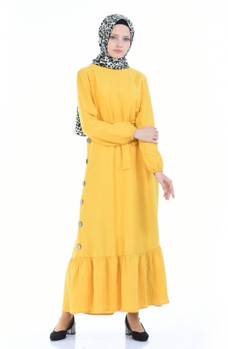 Yellow Hijab Dress 1958-04