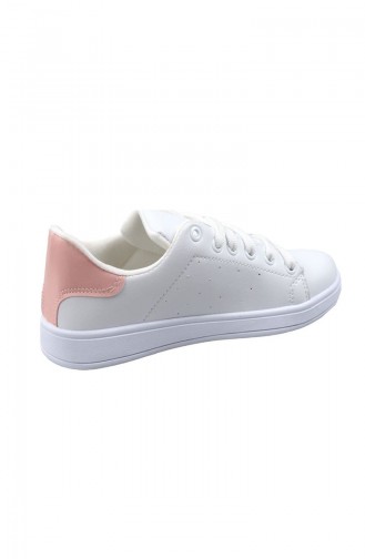 Sportmax Dame Sportschuhe 200 Weiss Pink 200