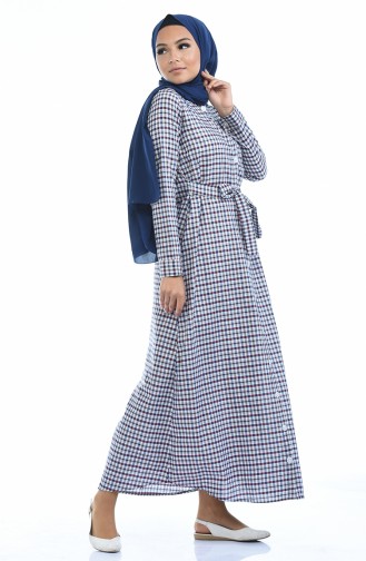 فستان كريمي 1269-05