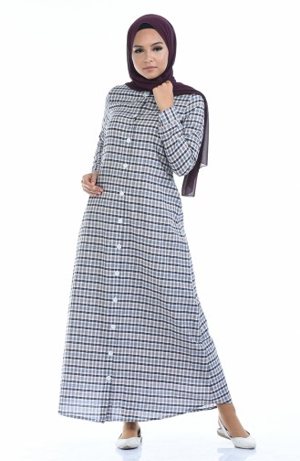 فستان كريمي 1271-02