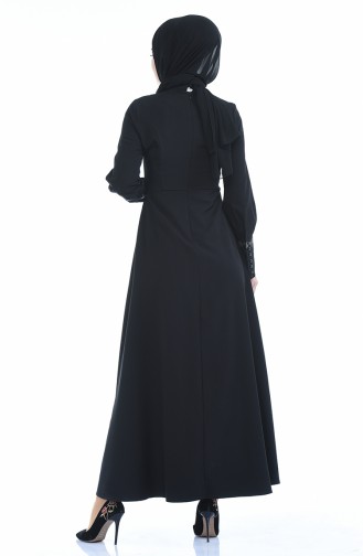 Black İslamitische Jurk 9466-05