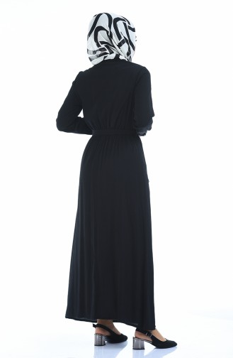 فستان أسود 0688-06