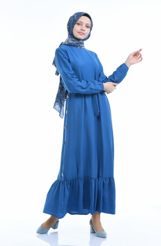 Blue Hijab Dress 1958-01