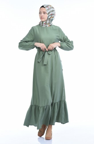 Green Hijab Dress 1958-02