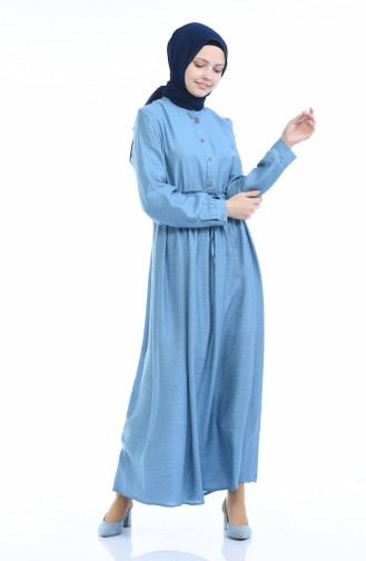 Indigo Hijab Dress 1959-01