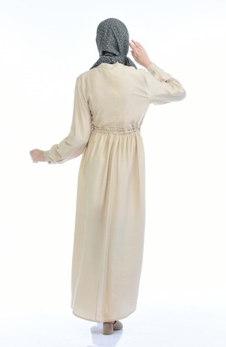 Beige Hijab Dress 1959-02