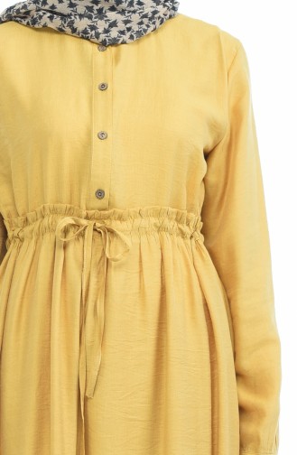 Mustard Hijab Dress 1959-06