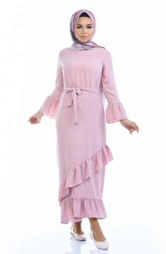 Powder Hijab Dress 5020-08