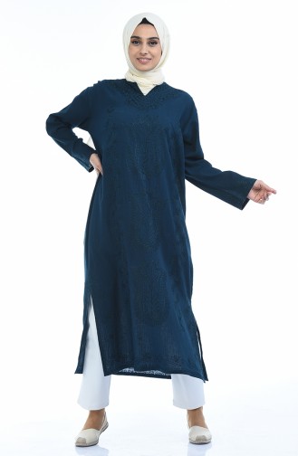 Dark Oil Blue Tuniek 22202-06