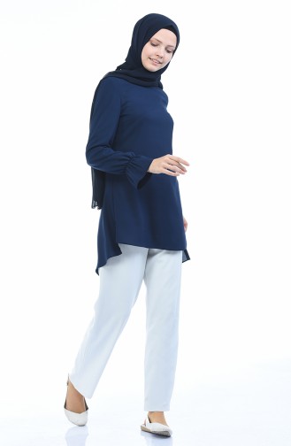 Navy Blue Tuniek 40008-01