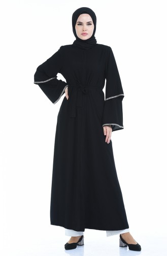 Black Abaya 8351-01