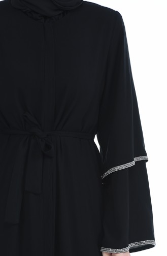 Black Abaya 8351-01