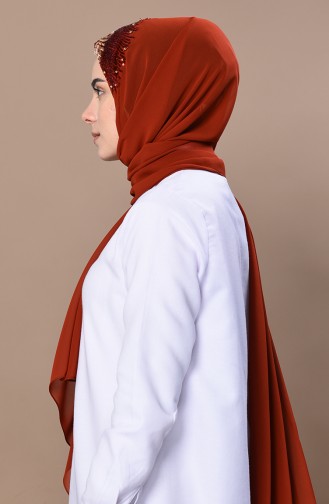 Brick Red Shawl 0037-02