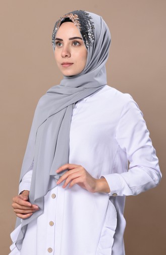 Châle Princesse Design 0037-04 Gris Clair 0037-04