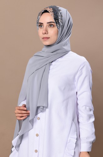 Châle Princesse Design 0037-04 Gris Clair 0037-04