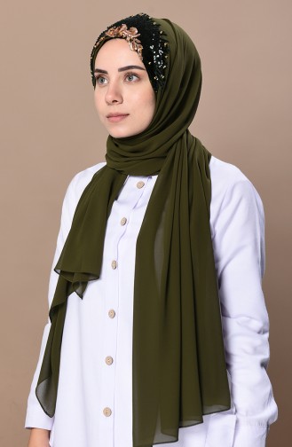 Khaki Shawl 0037-13