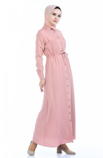 Dusty Rose İslamitische Jurk 0169-03