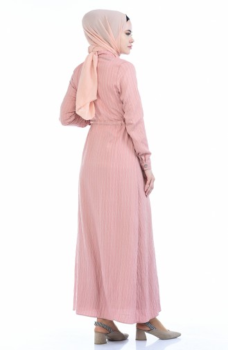 Dusty Rose İslamitische Jurk 0169-03