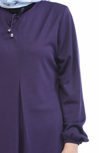 Purple İslamitische Jurk 8380-02