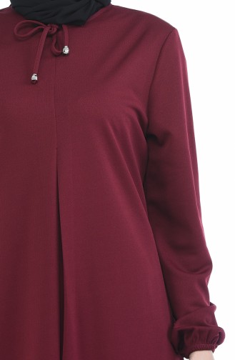 Claret red İslamitische Jurk 8380-07