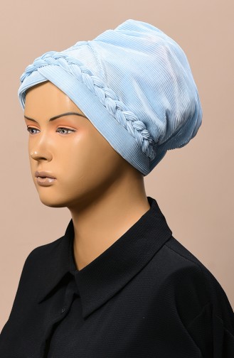 Bonnet Plissé 1046-07 Bleu Bébé 1046-07