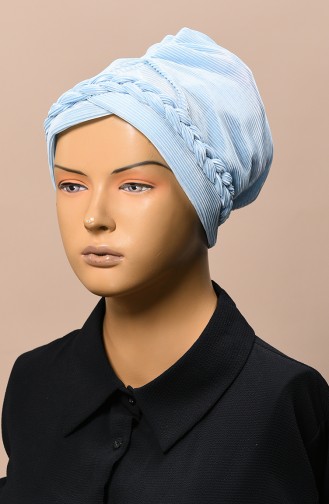 Bonnet Plissé 1046-07 Bleu Bébé 1046-07