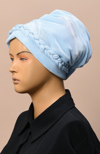 Bonnet Plissé 1046-07 Bleu Bébé 1046-07