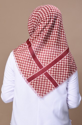 Claret Red Scarf 2332-01