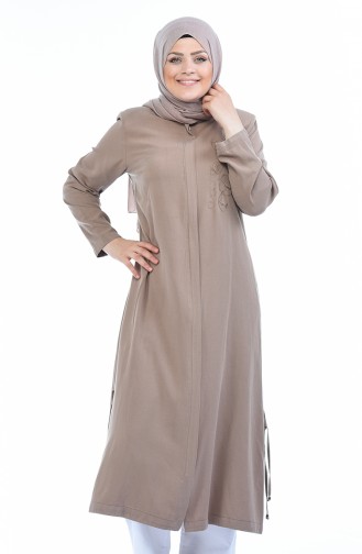 Claret red Abaya 0365-04