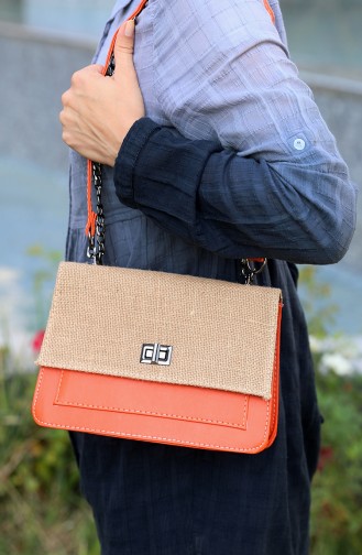 Orange Shoulder Bag 65-20