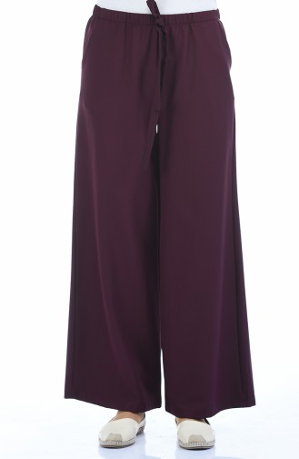 Pantalon élastique Large 31253-06 Pourpre 31253-06