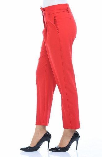 Pantalon a Ceinture 1731-03 Rouge 1731-03