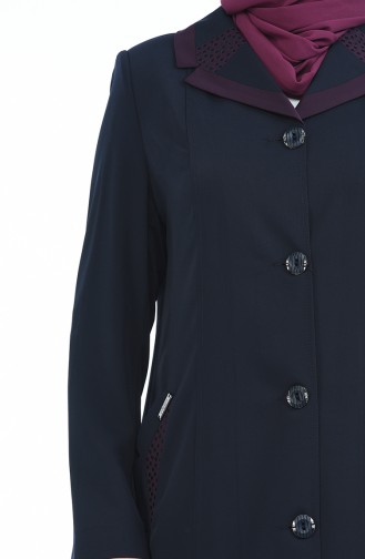 Navy Blue Topcoat 5125-01