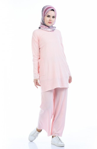 Ensemble Deux Pieces Tunique Pantalon 3316-30 Poudre 3316-30