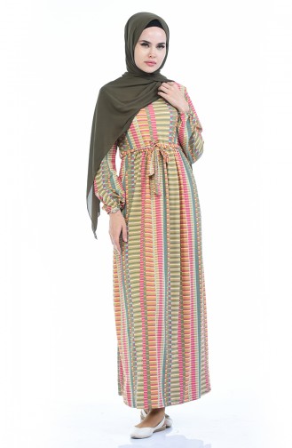 Powder Hijab Dress 4791F-04