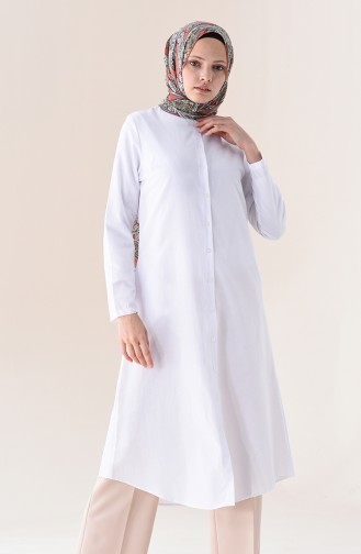 Cepli Tunik 6384-07 Beyaz