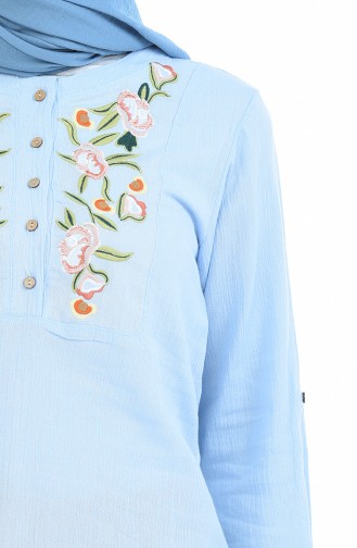 Baby Blue Blouse 21205-05