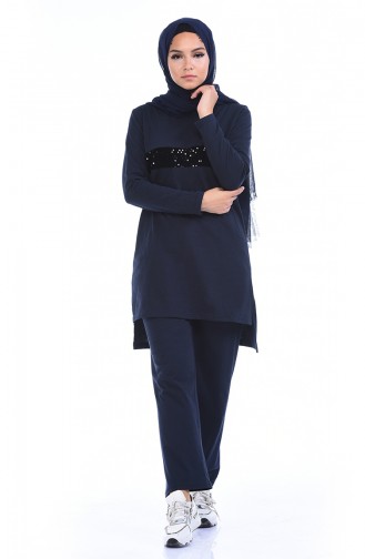 Navy Blue Tracksuit 1010-01