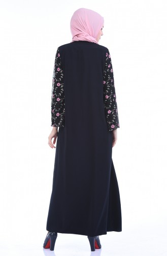 Navy Blue Abaya 0020-02