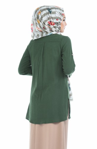 قميص أخضر حشيشي 15203-02