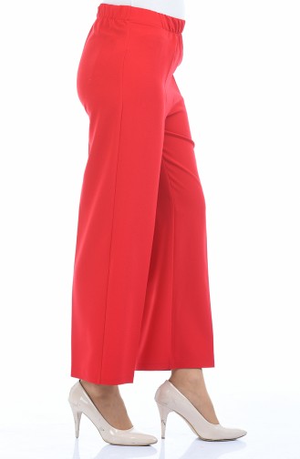 Elastic wide-leg Pants 0892-05 Red 0892-05