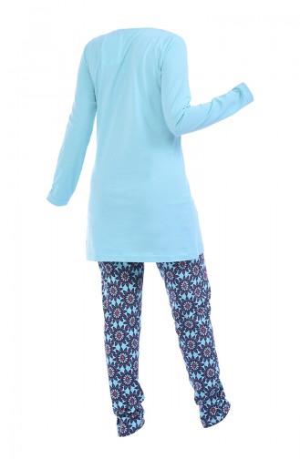 Ensemble Pyjama Pour Femme 705103-02 Vert Menthe 705103-02