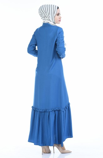 Indigo Hijab Dress 0167-03