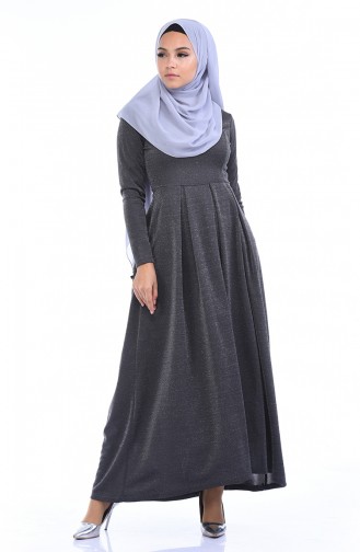 Smoke-Colored Hijab Dress 1952-06