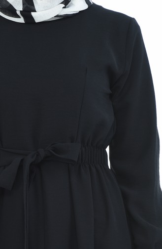 Black Hijab Dress 1284-06