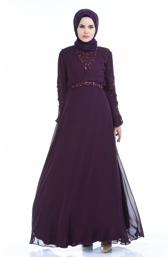 Purple İslamitische Jurk 12004-07