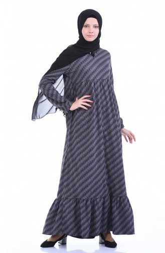 Mink Hijab Dress 1266-02